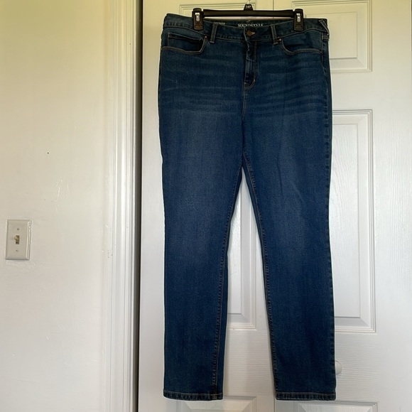 Women's 16 Sound Style Jamie Skinny Jeans cotton spandex stretch tapered leg - Picture 5 of 11